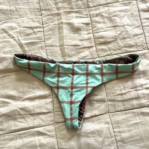 Acacia swim bikini bottoms pool blue gently used